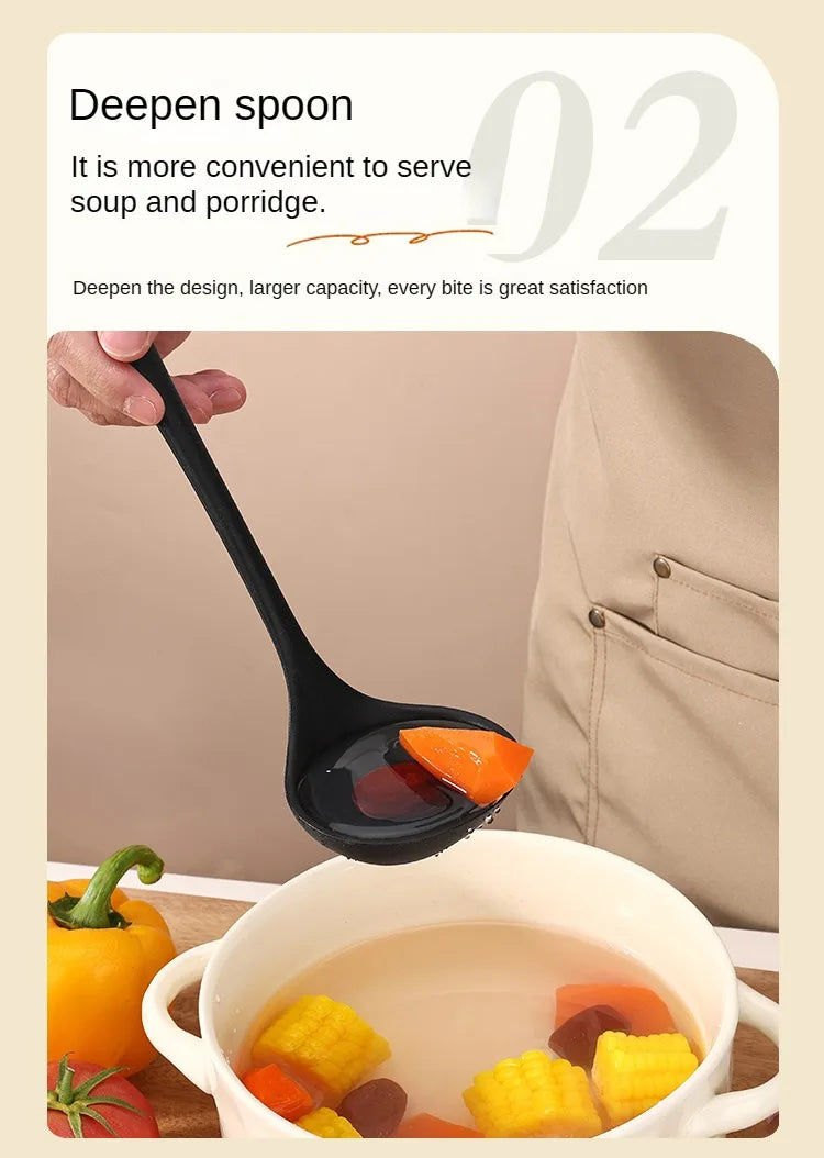 1/10PCS Food-Grade Silicone Kitchen Tools Set