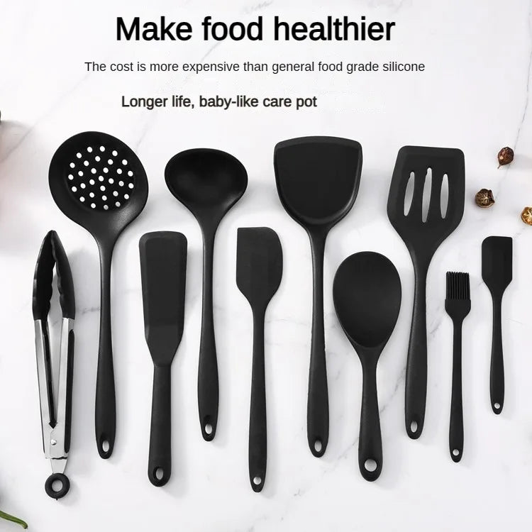 1/10PCS Food-Grade Silicone Kitchen Tools Set